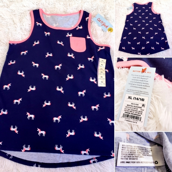 Brand new girl size 14 to 16 Navy unicorn …